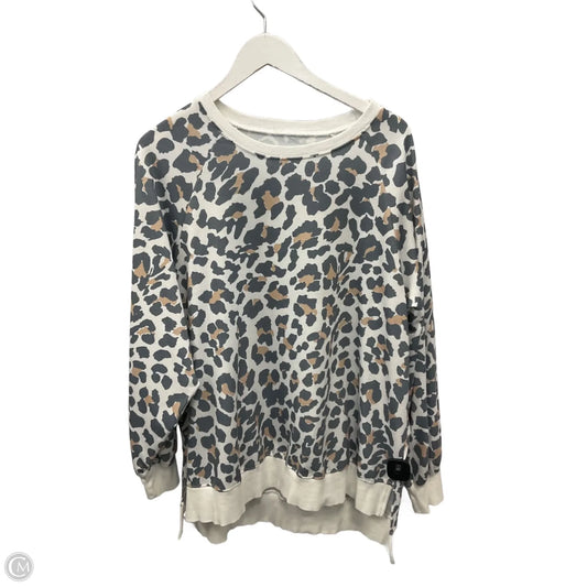 Top Long Sleeve By Clothes Mentor In Animal Print, Size: Xl