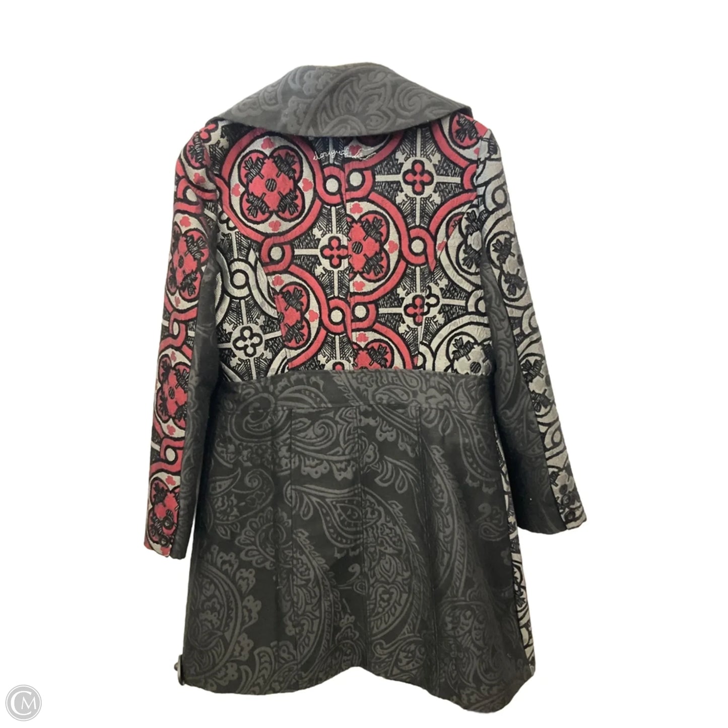 Coat Other By Desigual In Black & Red, Size: L