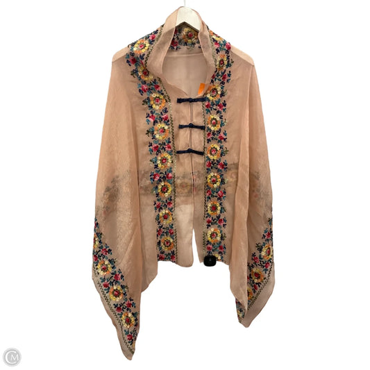 Shawl By Clothes Mentor In Peach