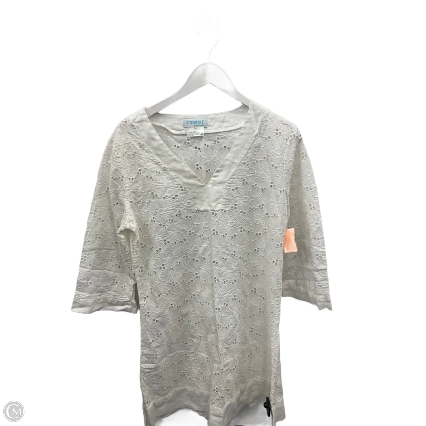 Swimwear Cover-up By Cme In White, Size: M