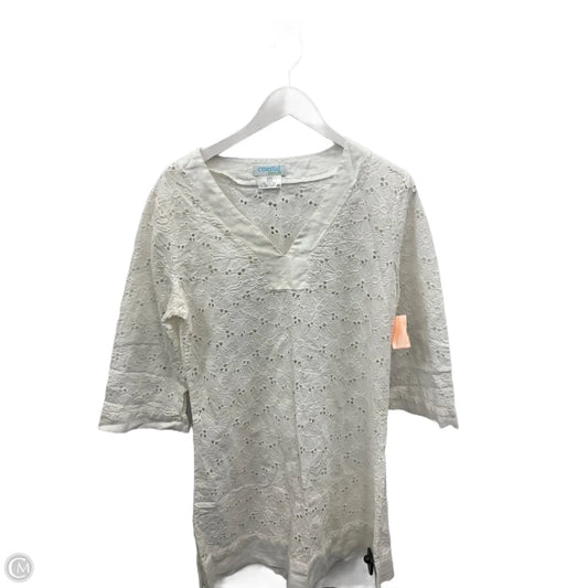 Swimwear Cover-up By Cme In White, Size: M