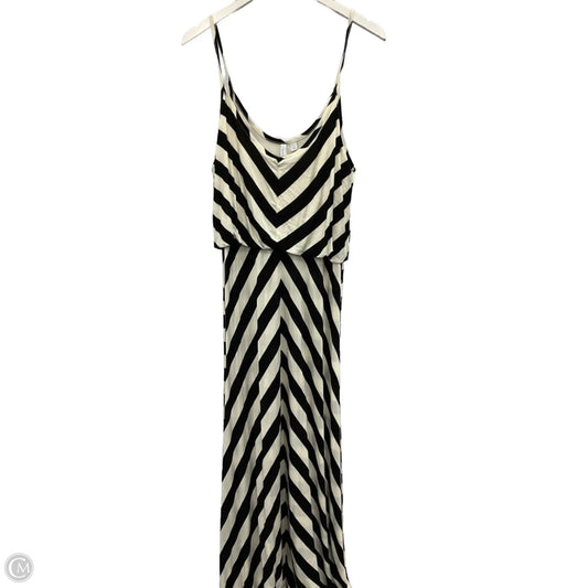 Dress Casual Maxi By Relativity In Black & White, Size: L