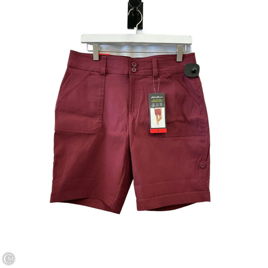 Shorts By Eddie Bauer In Red, Size: 8