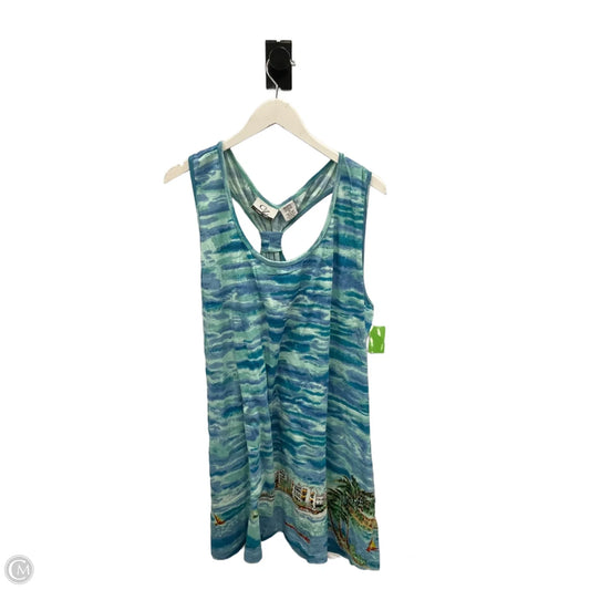 Swimwear Cover-up By Cme In Aqua, Size: 3x