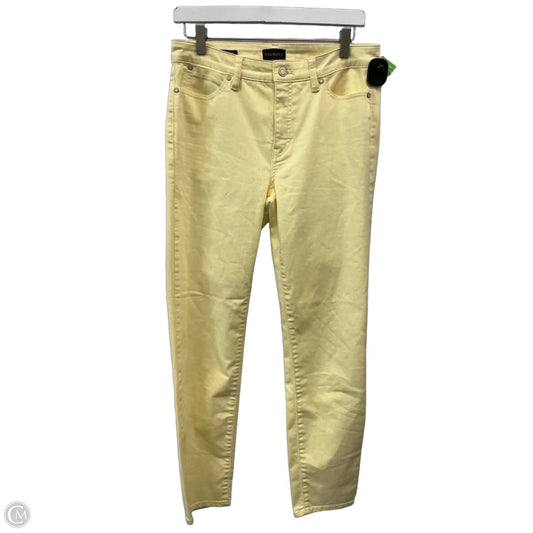 Jeans Straight By Talbots In Yellow, Size: 6