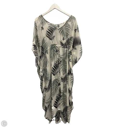 Swimwear Cover-up By Kona Sol In Green & Grey, Size: Xl