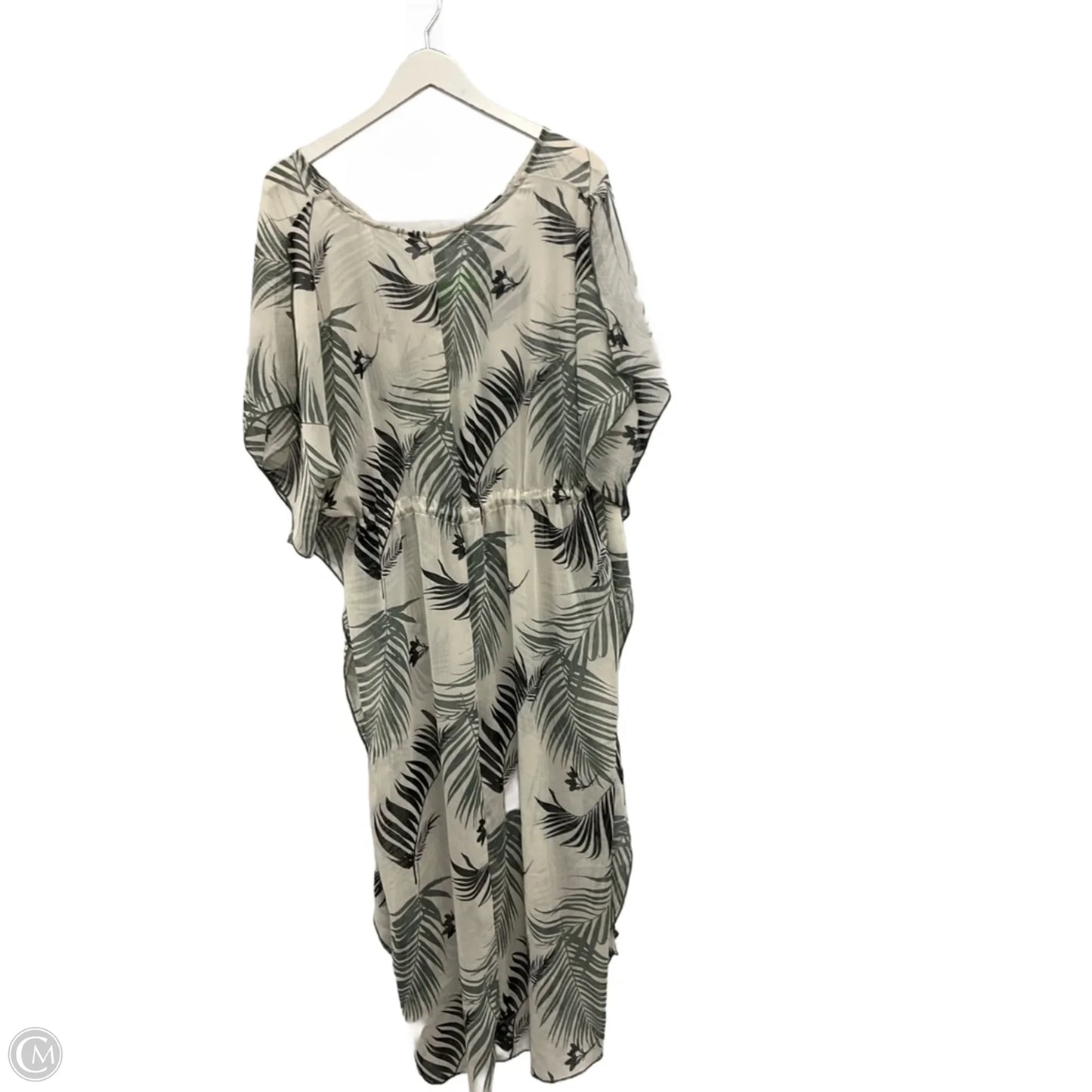 Swimwear Cover-up By Kona Sol In Green & Grey, Size: Xl