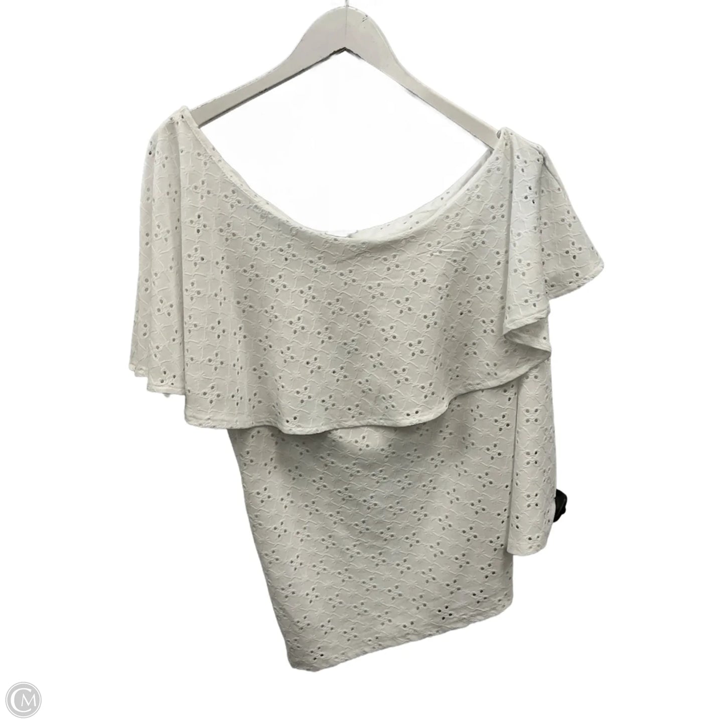 Top Sleeveless By Torrid In White, Size: 2x