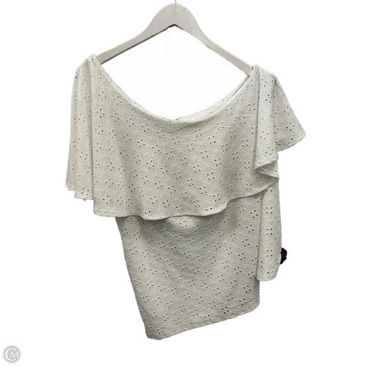 Top Sleeveless By Torrid In White, Size: 2x