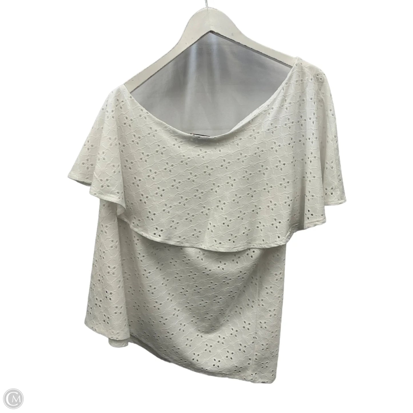 Top Sleeveless By Torrid In White, Size: 2x