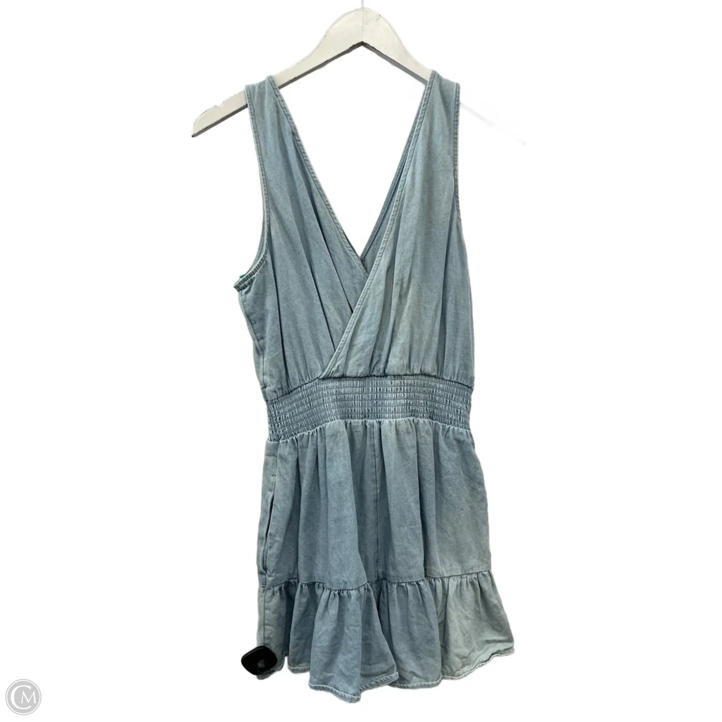 Romper By American Eagle In Blue Denim, Size: S