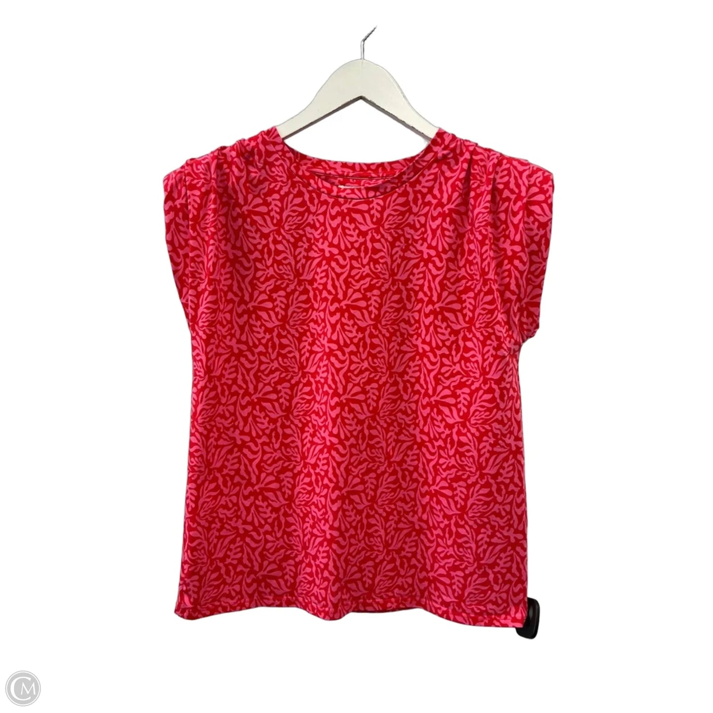 Top Short Sleeve By Chicos In Red, Size: S