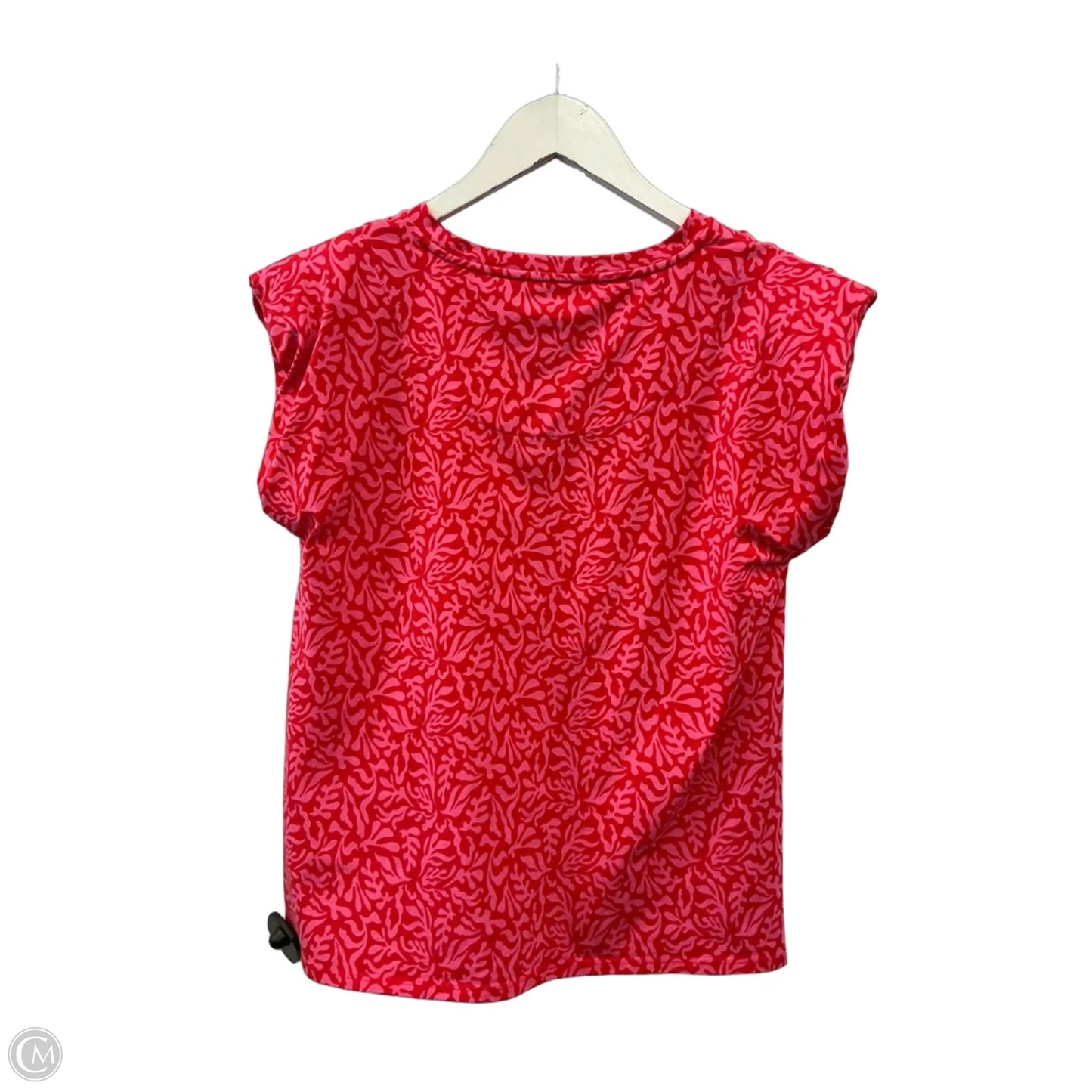 Top Short Sleeve By Chicos In Red, Size: S
