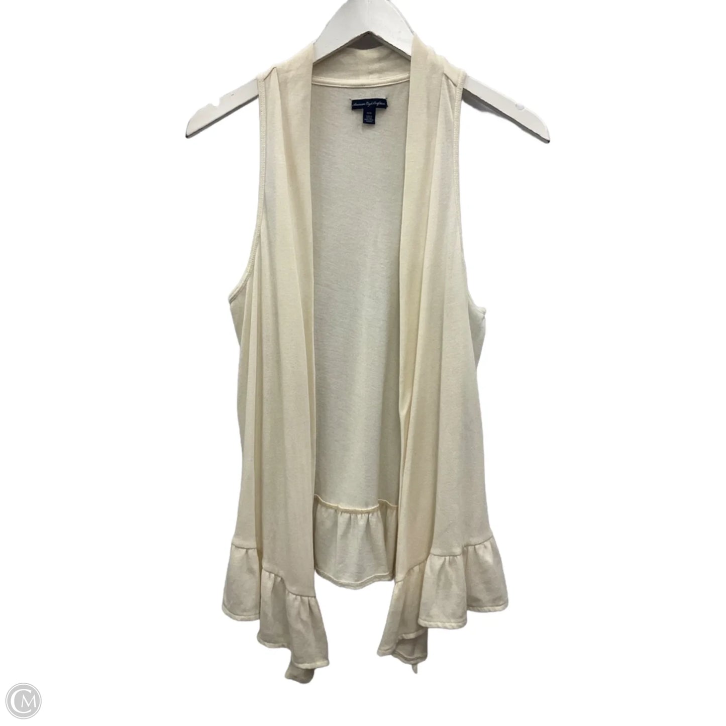 Vest Other By American Eagle In Ivory, Size: M