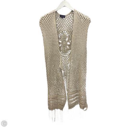 Vest Other By Clothes Mentor In Cream, Size: S