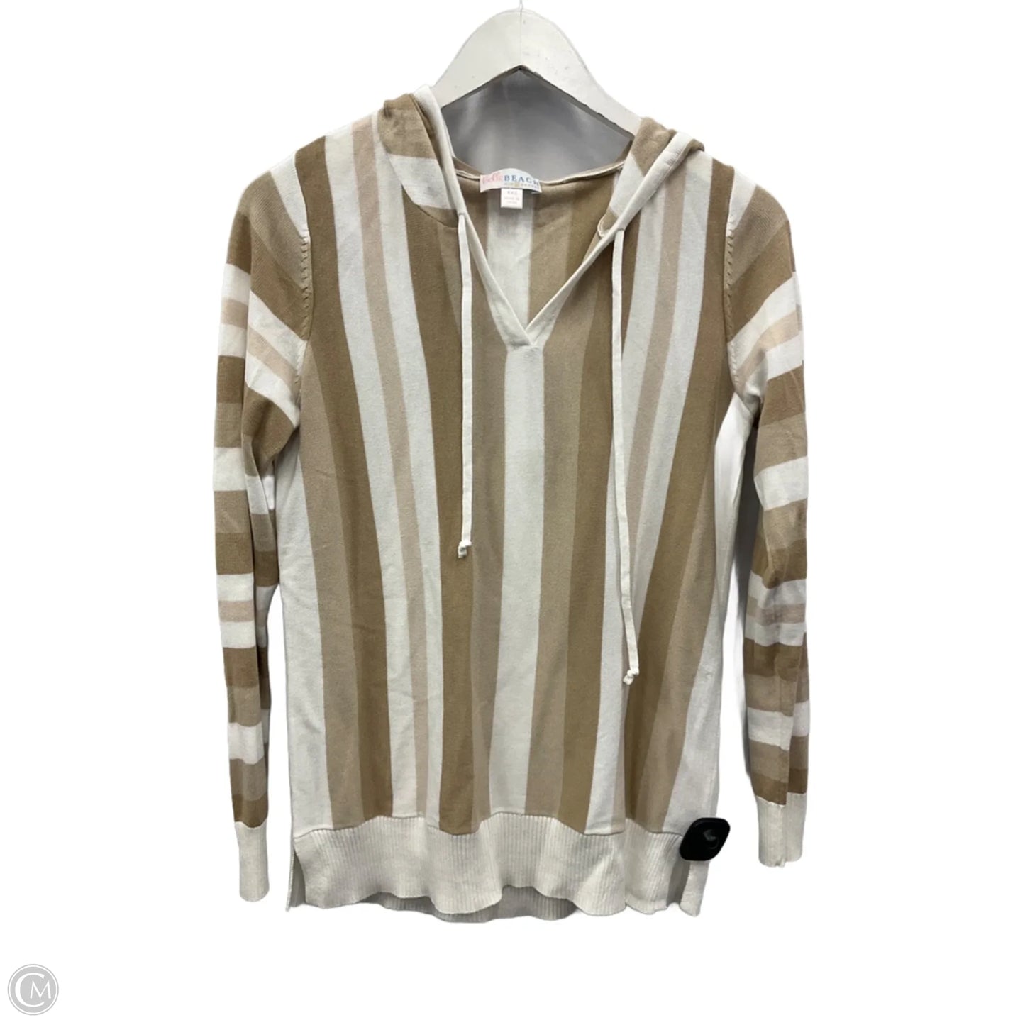 Top Long Sleeve By Belle By Kim Gravel In Beige, Size: Xs