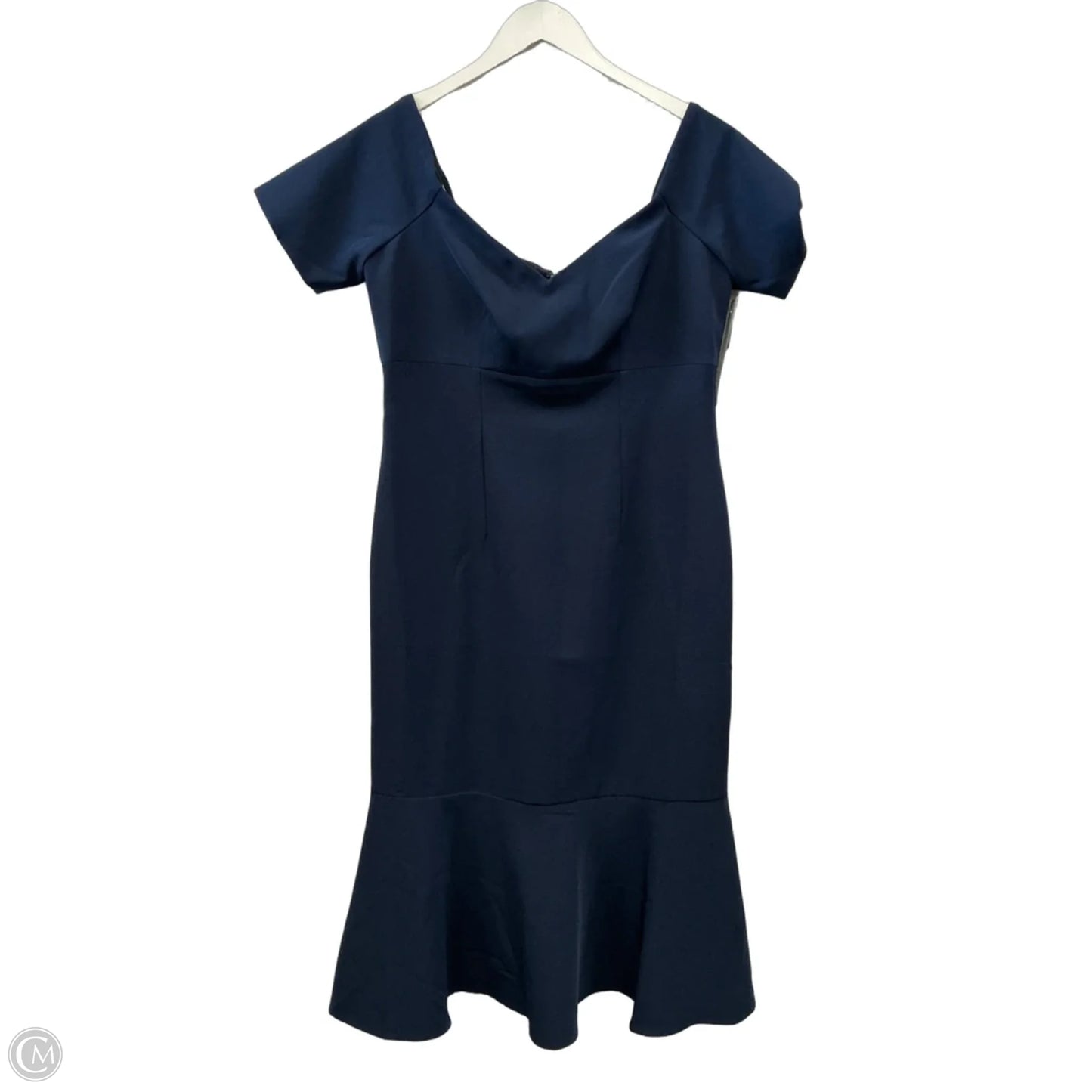 Dress Casual Midi By Maggy London In Navy, Size: M
