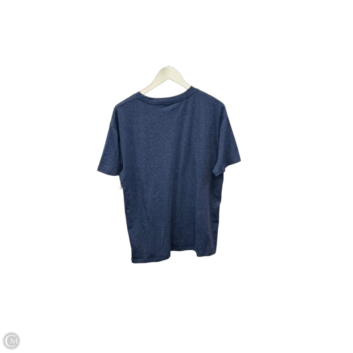 Top Short Sleeve By Cme In Blue, Size: 2x