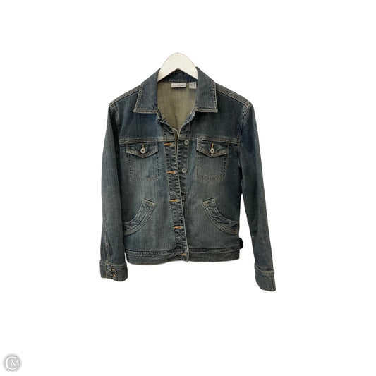 Jacket Denim By Chicos In Blue Denim, Size: Xs