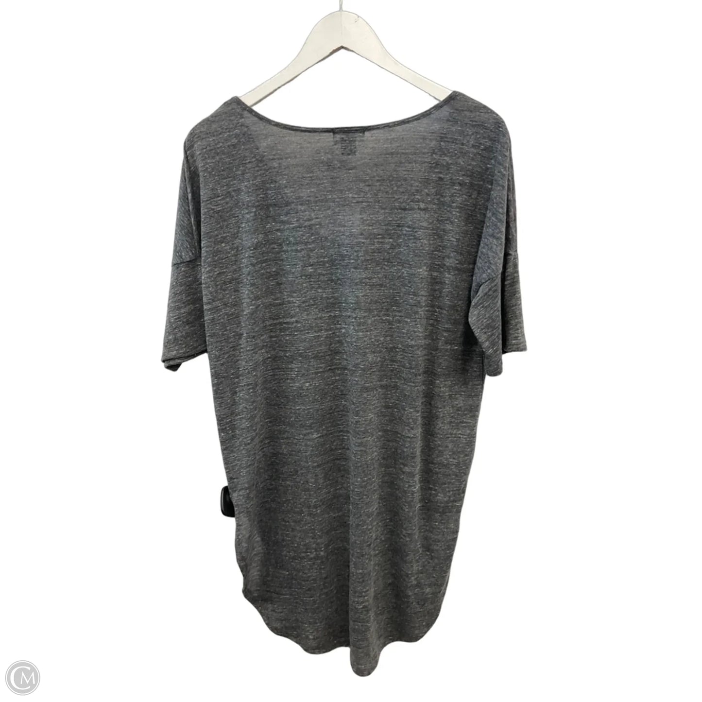 Top Short Sleeve By Old Navy In Grey, Size: L