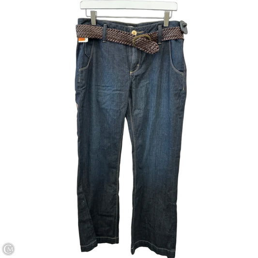 Jeans Boot Cut By Lee In Blue Denim, Size: 10