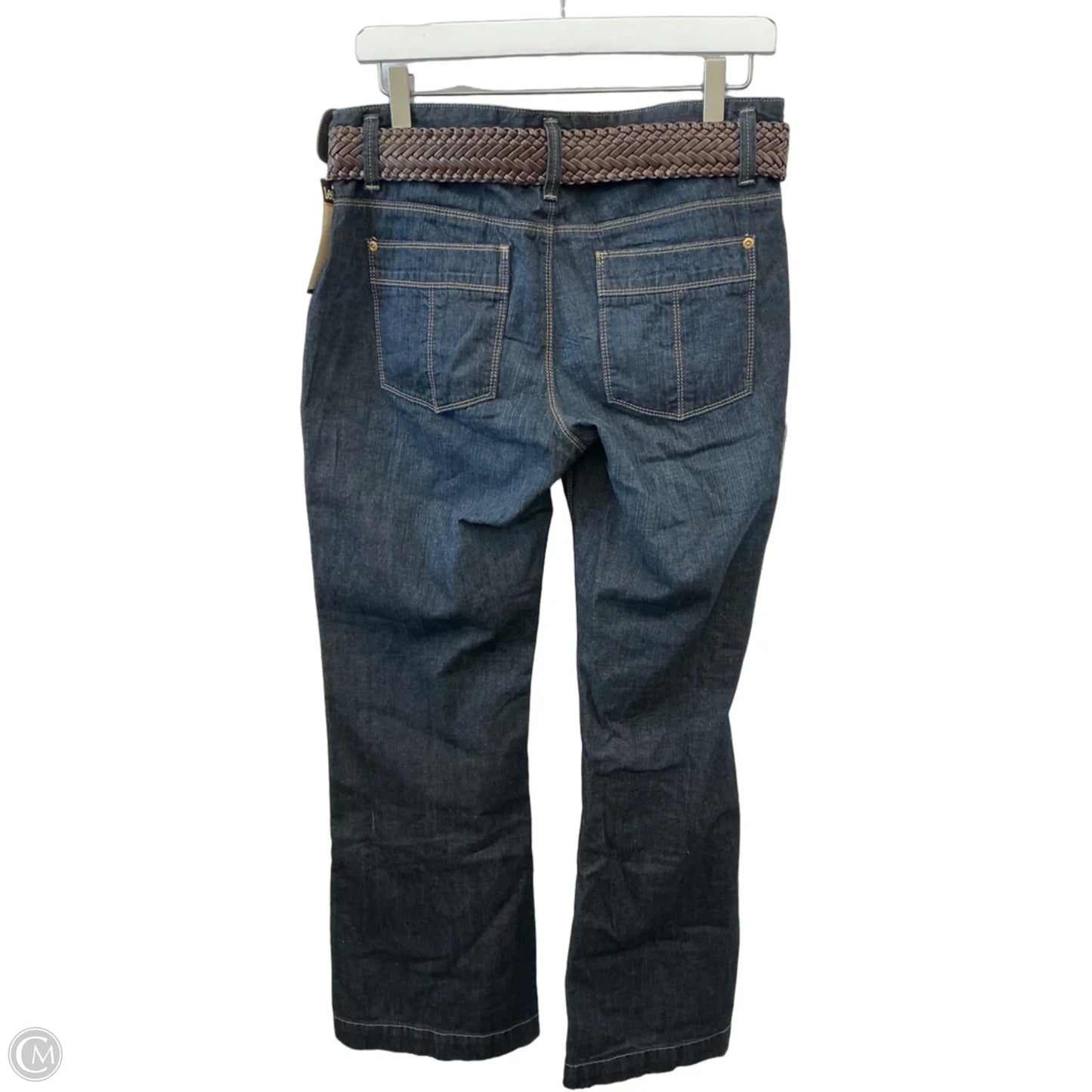 Jeans Boot Cut By Lee In Blue Denim, Size: 10
