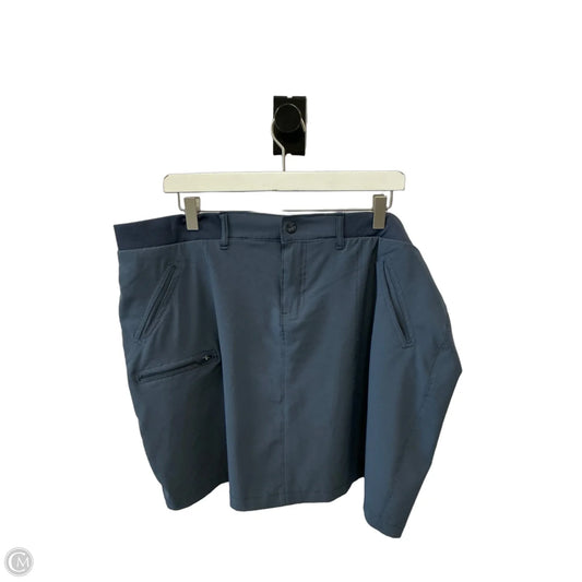 Athletic Skort By Lee In Blue, Size: 20