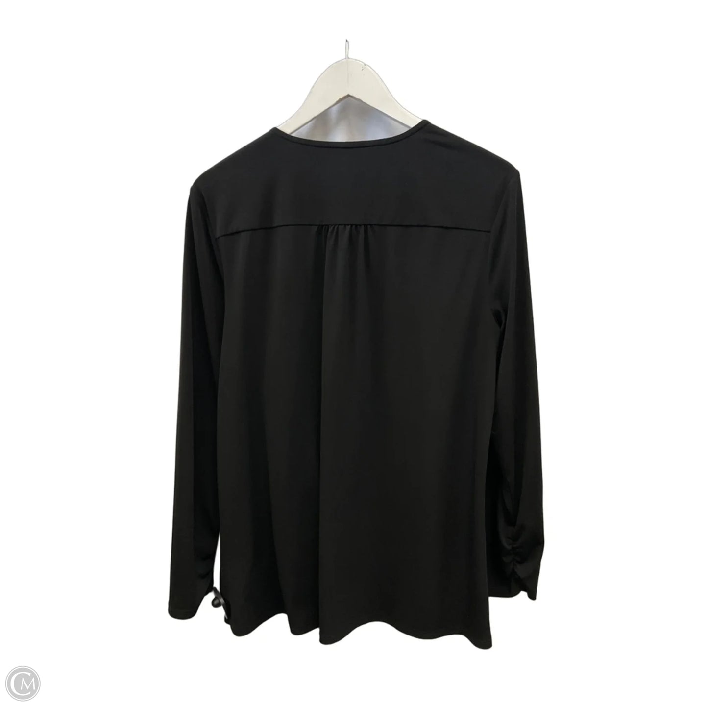 Kimono By Croft And Barrow In Black, Size: L