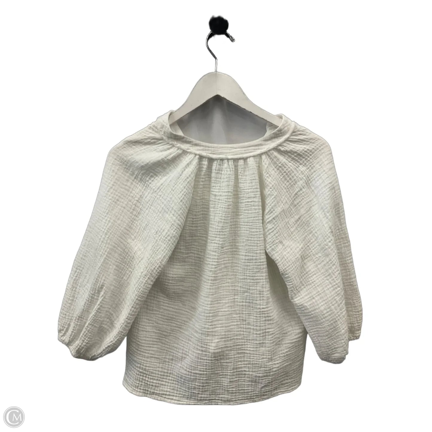 Top Short Sleeve By Lush In White, Size: S