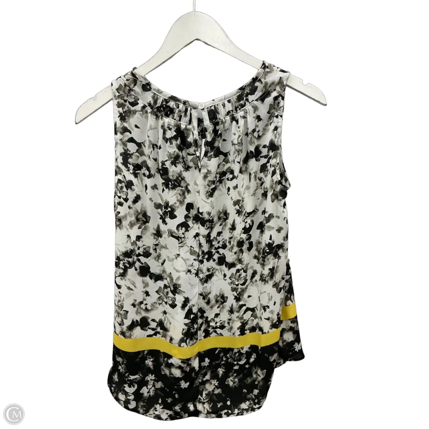 Top Sleeveless By Simply Vera In Black & White, Size: Xs