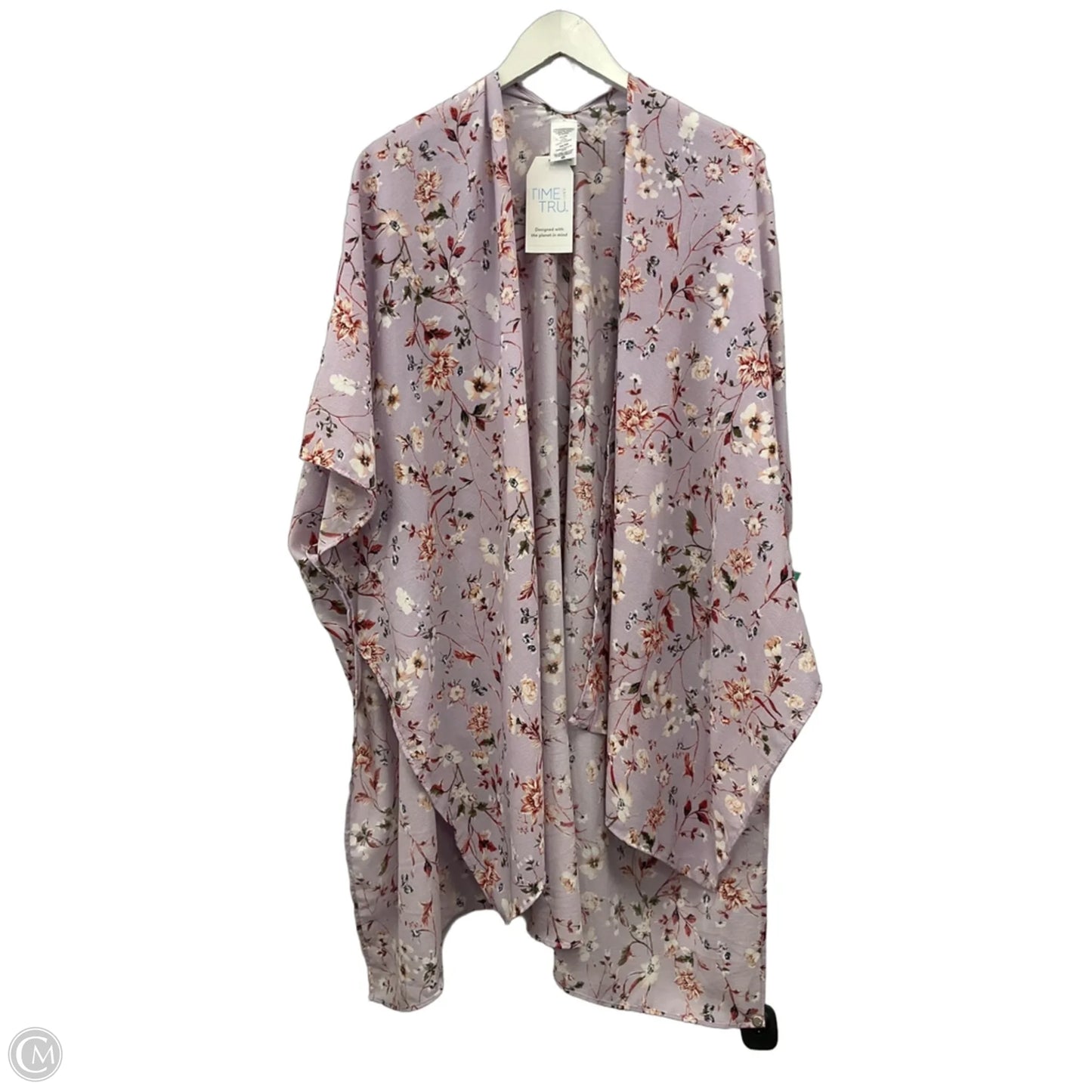 Kimono By Time And Tru In Purple, Size: Osfm