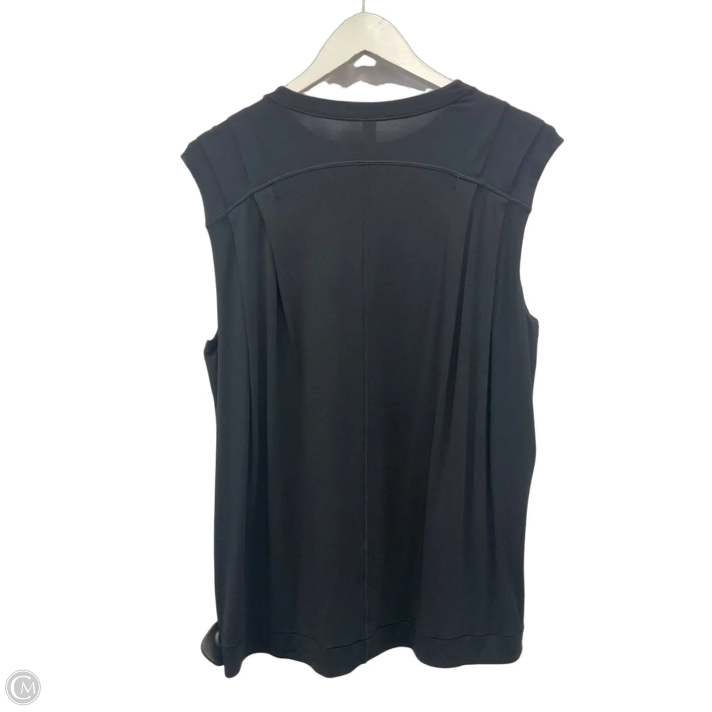 Athletic Top Short Sleeve By Lululemon In Black, Size: S