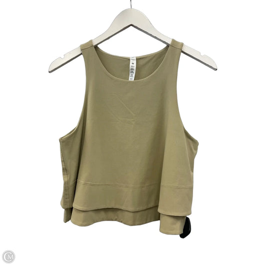 Athletic Tank Top By Lululemon In Tan, Size: S