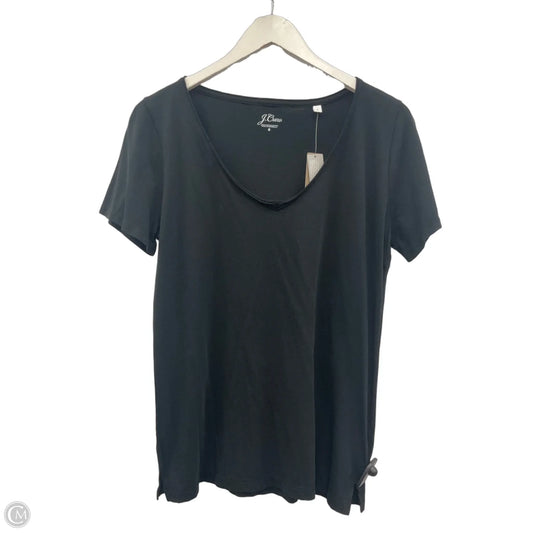 Top Short Sleeve By J. Crew In Black, Size: S