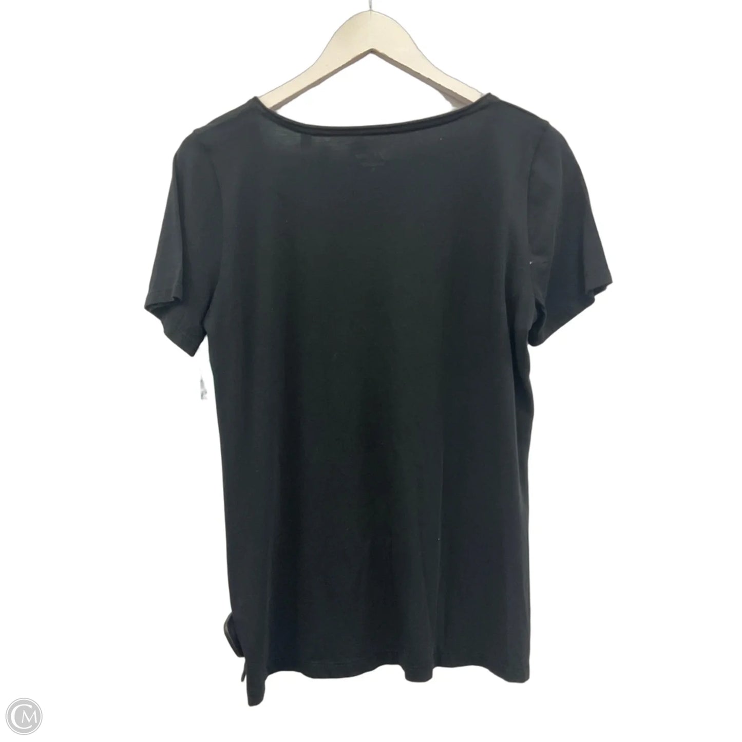 Top Short Sleeve By J. Crew In Black, Size: S