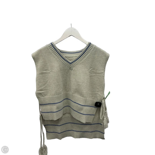 Vest Sweater By Cme In Grey, Size: S