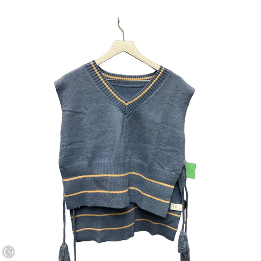 Vest Sweater By Cme In Blue, Size: S