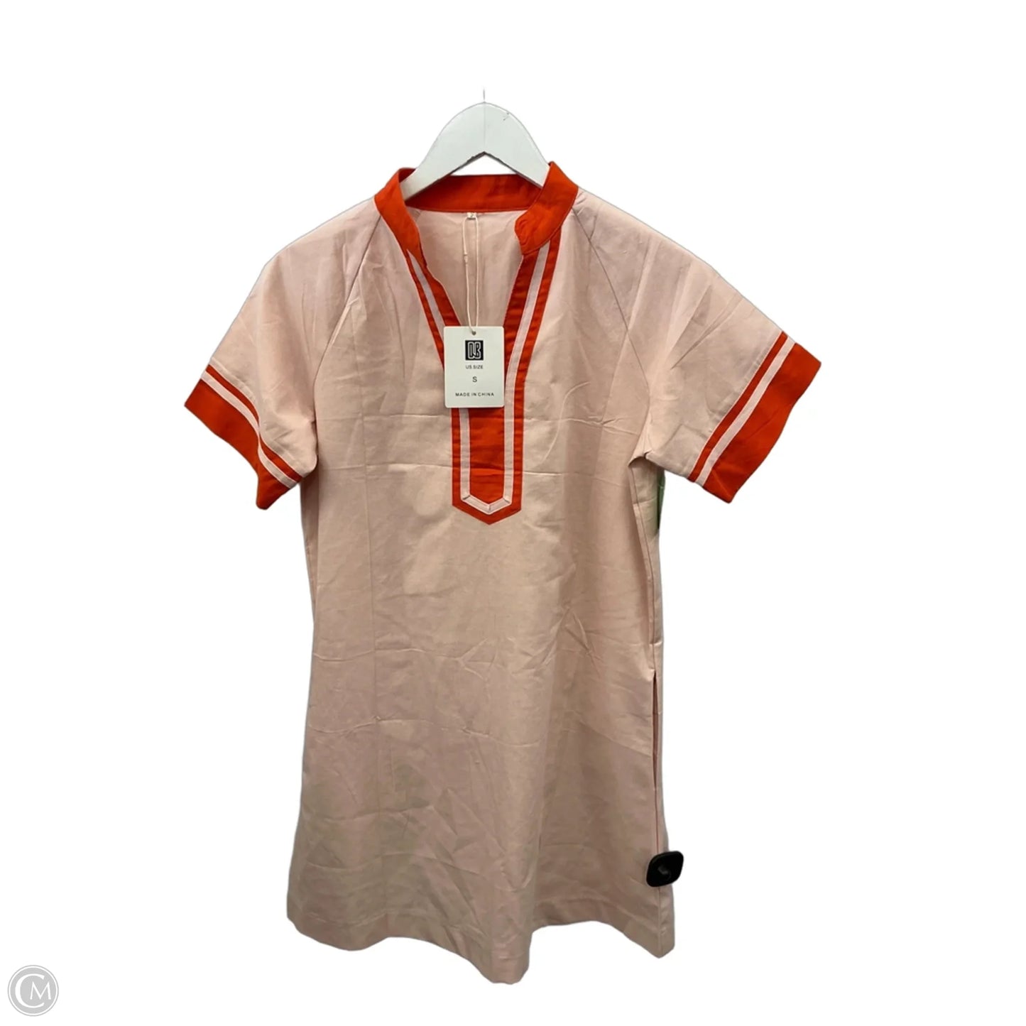Tunic Short Sleeve By Clothes Mentor In Pink, Size: S