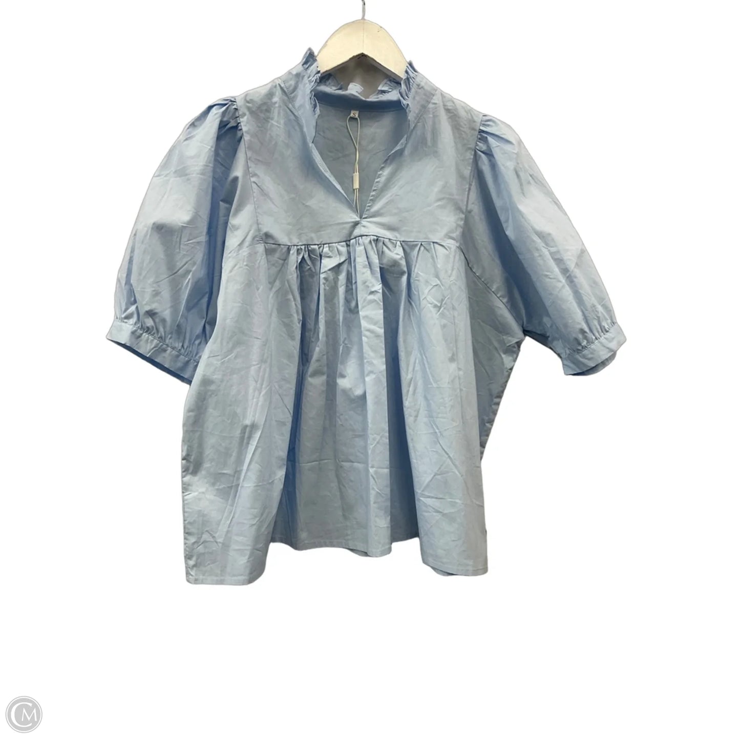 Top Short Sleeve By Clothes Mentor In Blue, Size: S