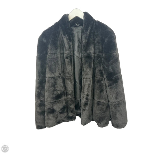 Coat Faux Fur & Sherpa By Simply Susan In Black, Size: L
