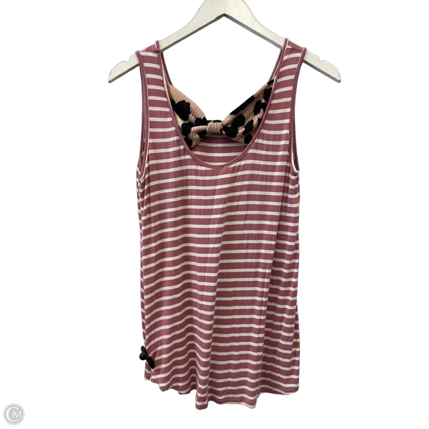 Top Sleeveless By Celeste In Pink, Size: L