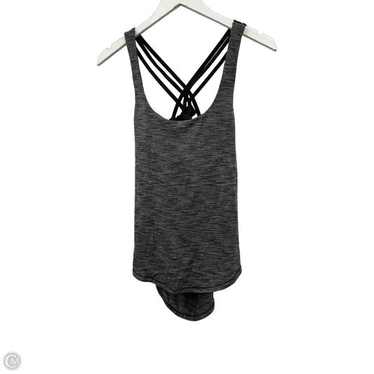 Athletic Tank Top By Lululemon In Grey, Size: S