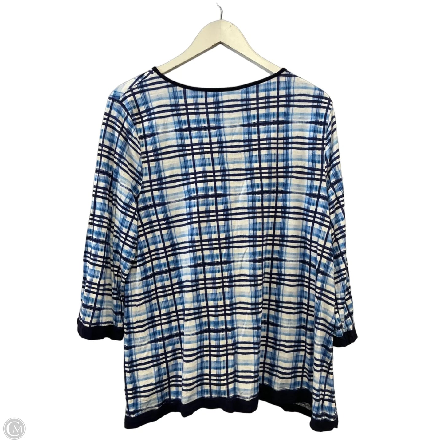 Pajamas 2pc By Simply Vera In Blue, Size: L