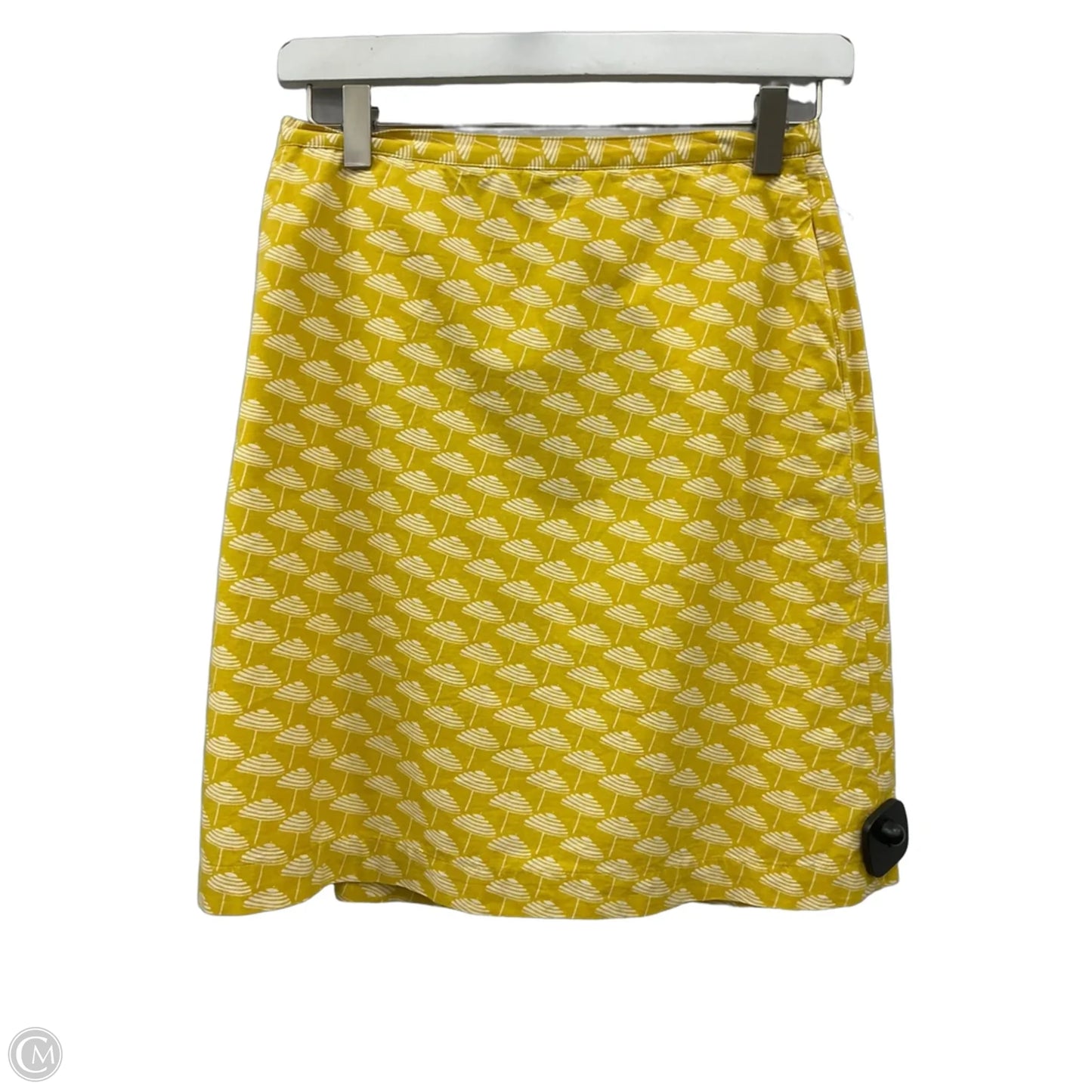 Skirt Mini & Short By Boden In Yellow, Size: 2