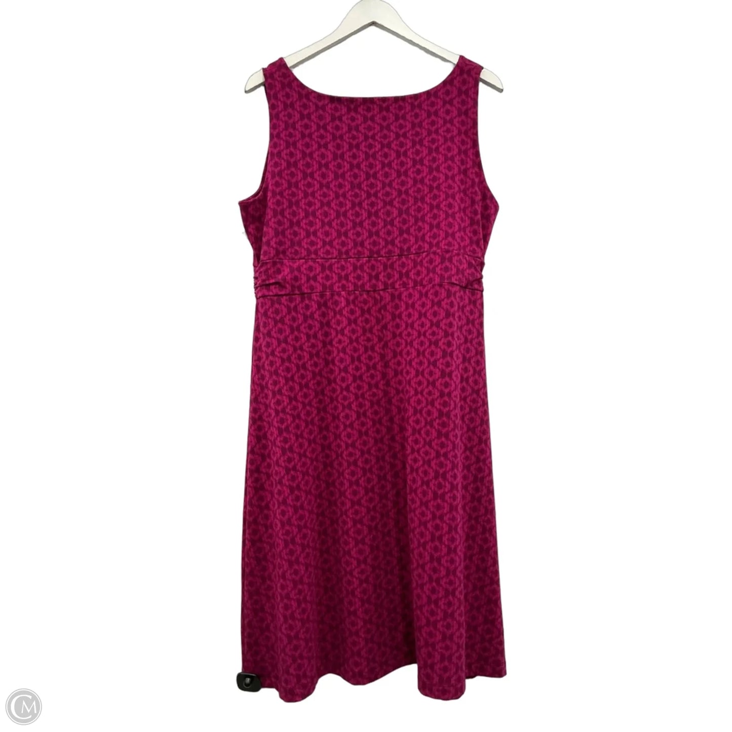 Dress Casual Midi By Eddie Bauer In Purple, Size: Xl