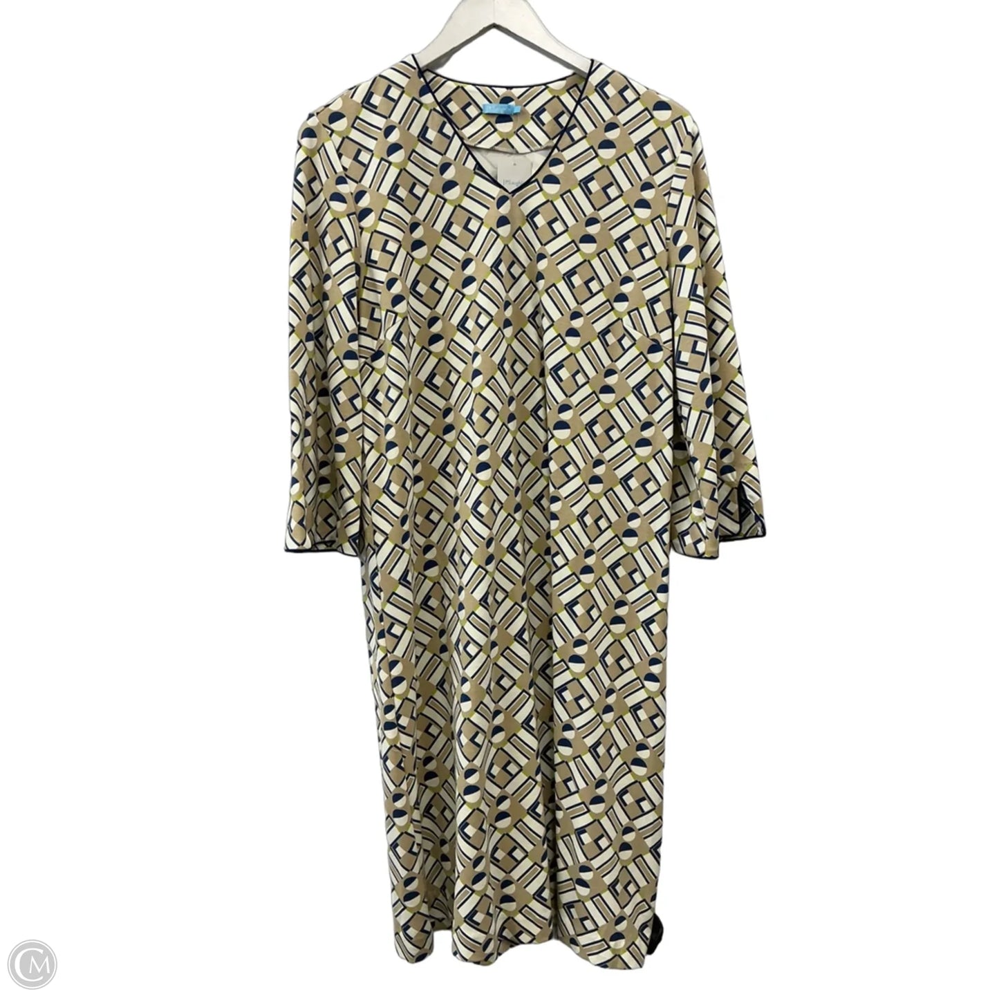 Dress Casual Midi By J Mclaughlin In Tan, Size: L