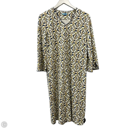 Dress Casual Midi By J Mclaughlin In Tan, Size: L
