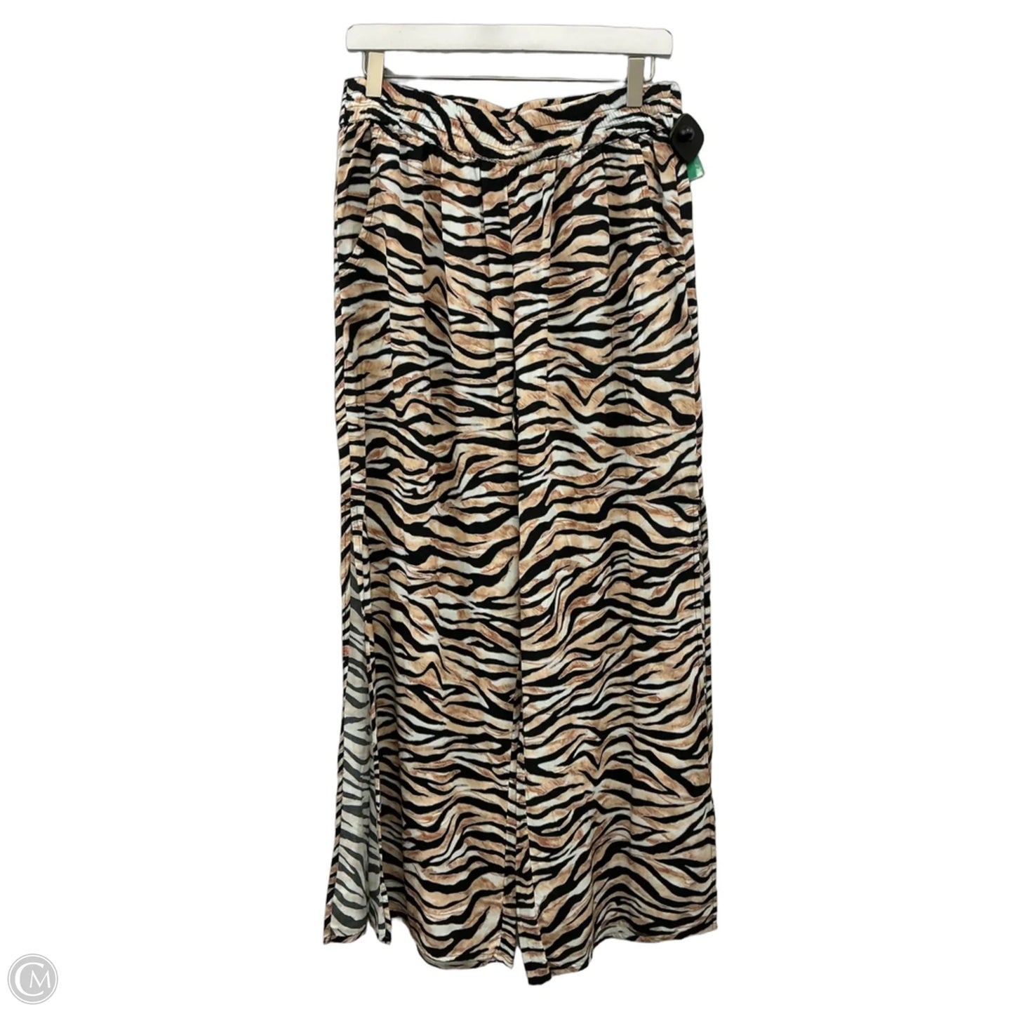 Pants Wide Leg By Clothes Mentor In Zebra Print, Size: 8