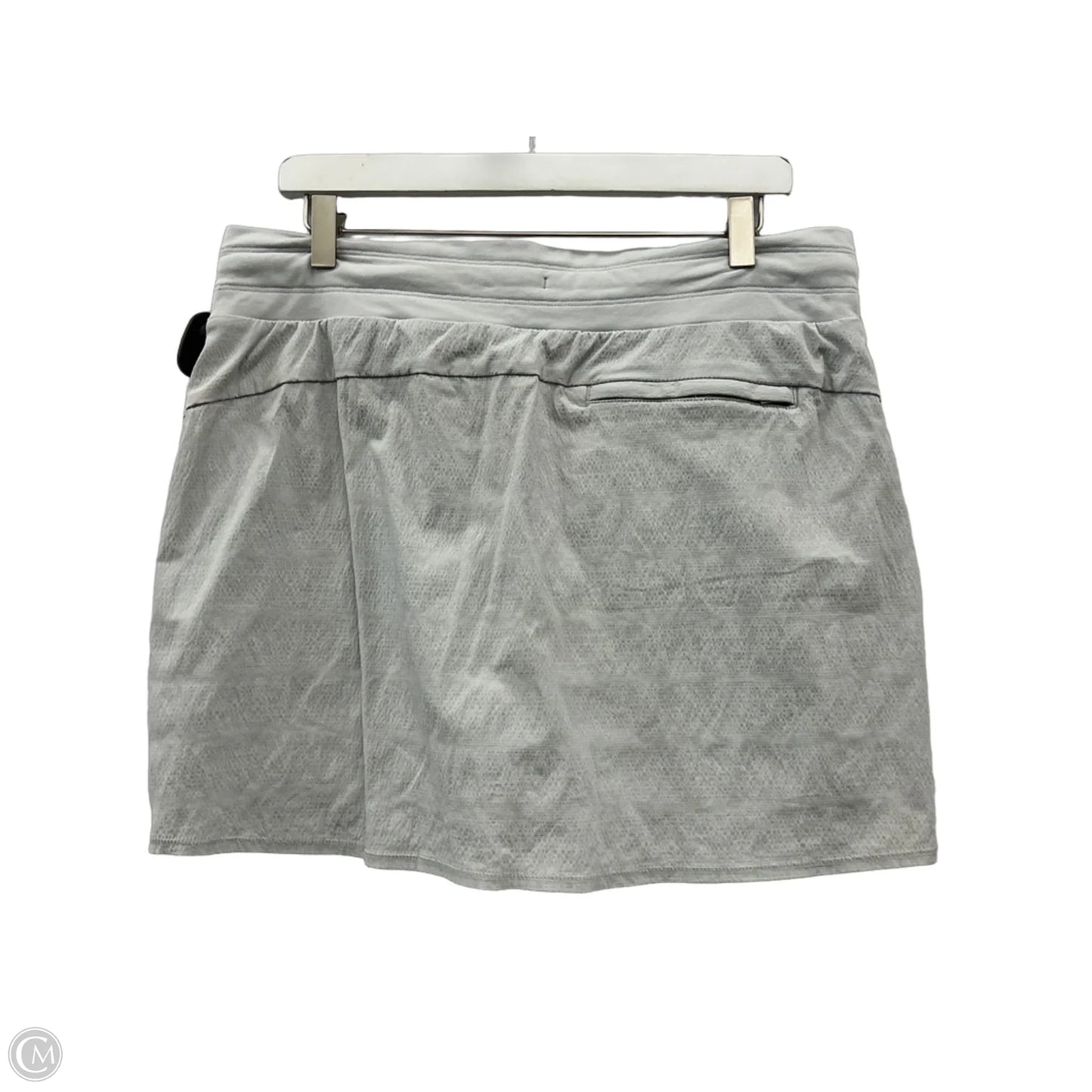 Athletic Skort By Athleta In Grey, Size: L