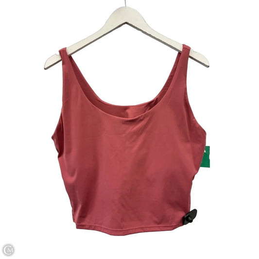 Athletic Tank Top By Clothes Mentor In Pink, Size: L